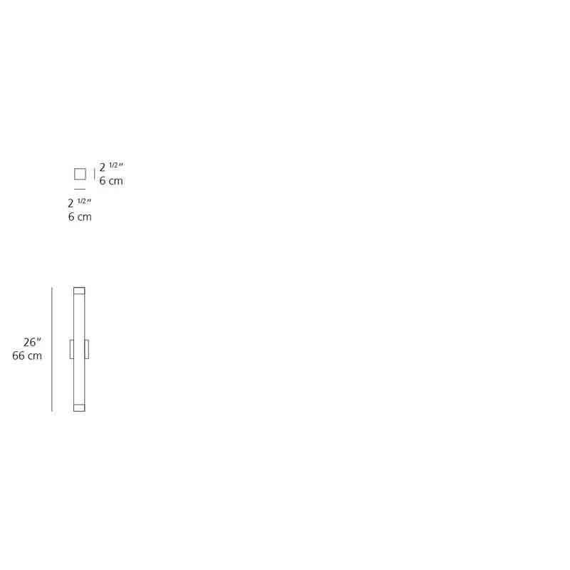 Artemide RD90 2.5 Inch Square Strip 2-Wire Dimmable Wall/Ceiling LED Light - Seginus Lighting