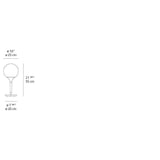 Artemide 1050005A Castore Max 100W E26 White Table Light 120V - Seginus Lighting
