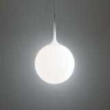 Artemide CAS10 Castore Max 150W E26 White Suspension Light 120V - Seginus Lighting