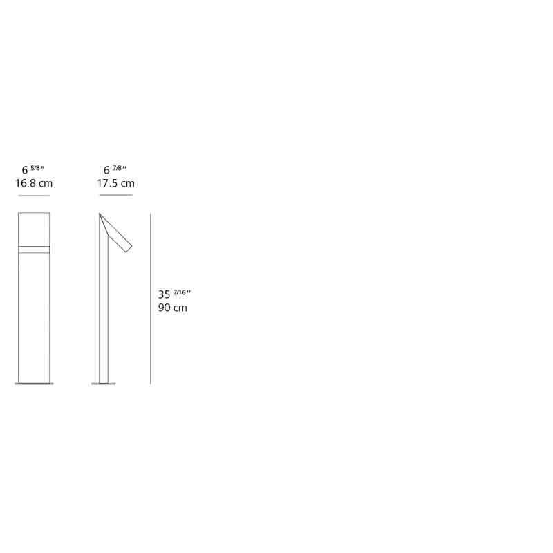 Artemide T0828W Chilone 8W LED Outdoor Floor Light - Seginus Lighting