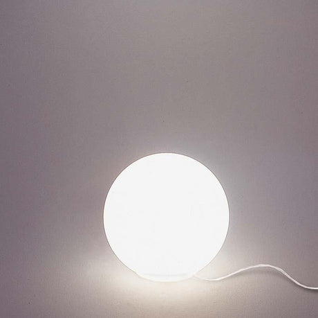 Artemide 018AE26 Dioscuri Max 100W E26 White Table Light with Switch - Seginus Lighting