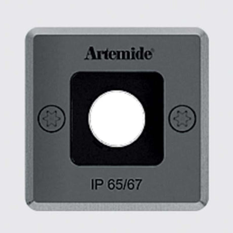 Artemide T40615W55 Ego 1.5W LED 55 Square Outdoor Ceiling Recessed Downlight 24V - Seginus Lighting