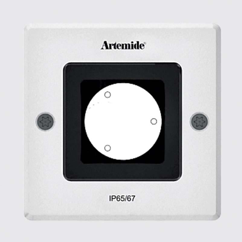 Artemide T40635W90 Ego 3.5W LED 90 Square Outdoor Ceiling Recessed Downlight 24V - Seginus Lighting