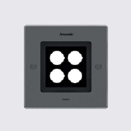 Artemide T4068W150 Ego 8W LED 150 Square Outdoor Ceiling Recessed Downlight 120V - Seginus Lighting