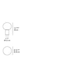 Artemide 180 Laguna Max 20W E26 Table Light - Seginus Lighting