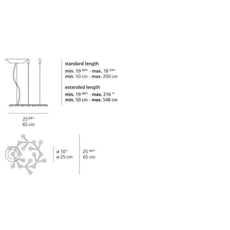 Artemide 1575058A LED Net Circular LED Suspension Light - Seginus Lighting