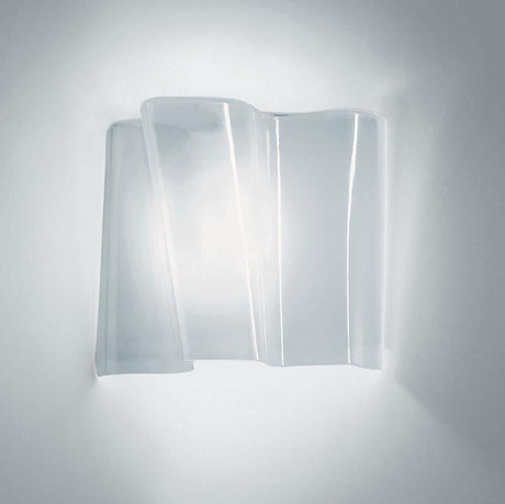 Artemide 0395028A Logico Single Incandescent 75W E26 Grey Mini Wall Light - Seginus Lighting