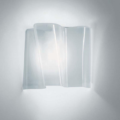 Artemide 0846038A Logico Single Max 60W E12 Grey/White Micro Wall Light - Seginus Lighting