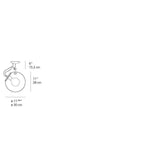 Artemide A0228 Miconos Max 150W E26 Ceiling Light - Seginus Lighting