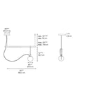 Artemide 127 NH S1 Gold Suspension LED Light - Seginus Lighting