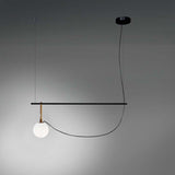 Artemide 12718A NH S2 Gold Suspension LED Light - Seginus Lighting
