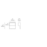 Artemide RDPIBL93 Piano 12W LED 2-Wire Dimmable Wall Direct/Indirect Light - Seginus Lighting