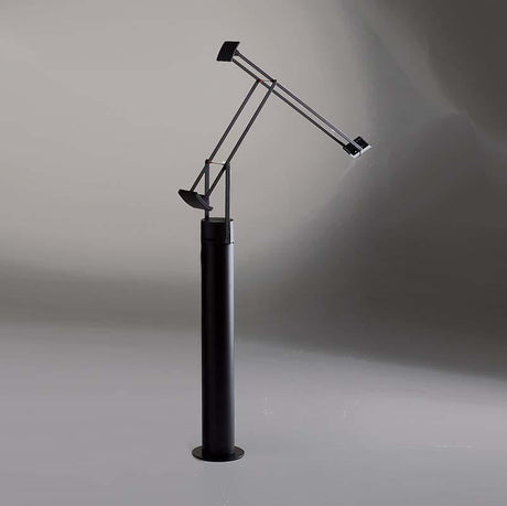 Artemide TIZ0106 Tizio 35W Black Table Hal light with Floor Support - Seginus Lighting