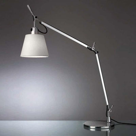 Artemide TLS000 Tolomeo Max 75W E26 Aluminum Base Table Light with Shade - Seginus Lighting