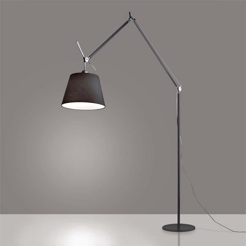 Artemide TLM210 Tolomeo Mega 31W LED Black Diffuser Floor Light - Seginus Lighting