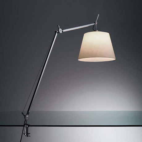 Artemide TLM200 Tolomeo Mega 31W LED Dimmable Aluminum Table Light with Clamp - Seginus Lighting