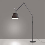 Artemide TLM01 Tolomeo Mega Max 150W E26 Diffuser Black Fiber Floor Light - Seginus Lighting