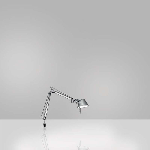 Artemide TOL0094 Tolomeo Micro Max 60W E12 Aluminum Table Light with In-Set Pivot - Seginus Lighting