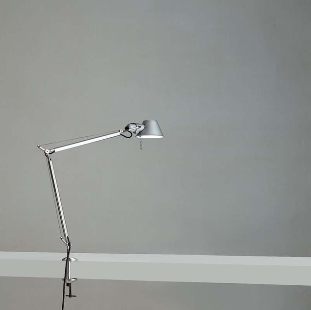 Artemide TOL0059 Tolomeo Mini Max 10W LED Aluminum Table Light with Clamp - Seginus Lighting