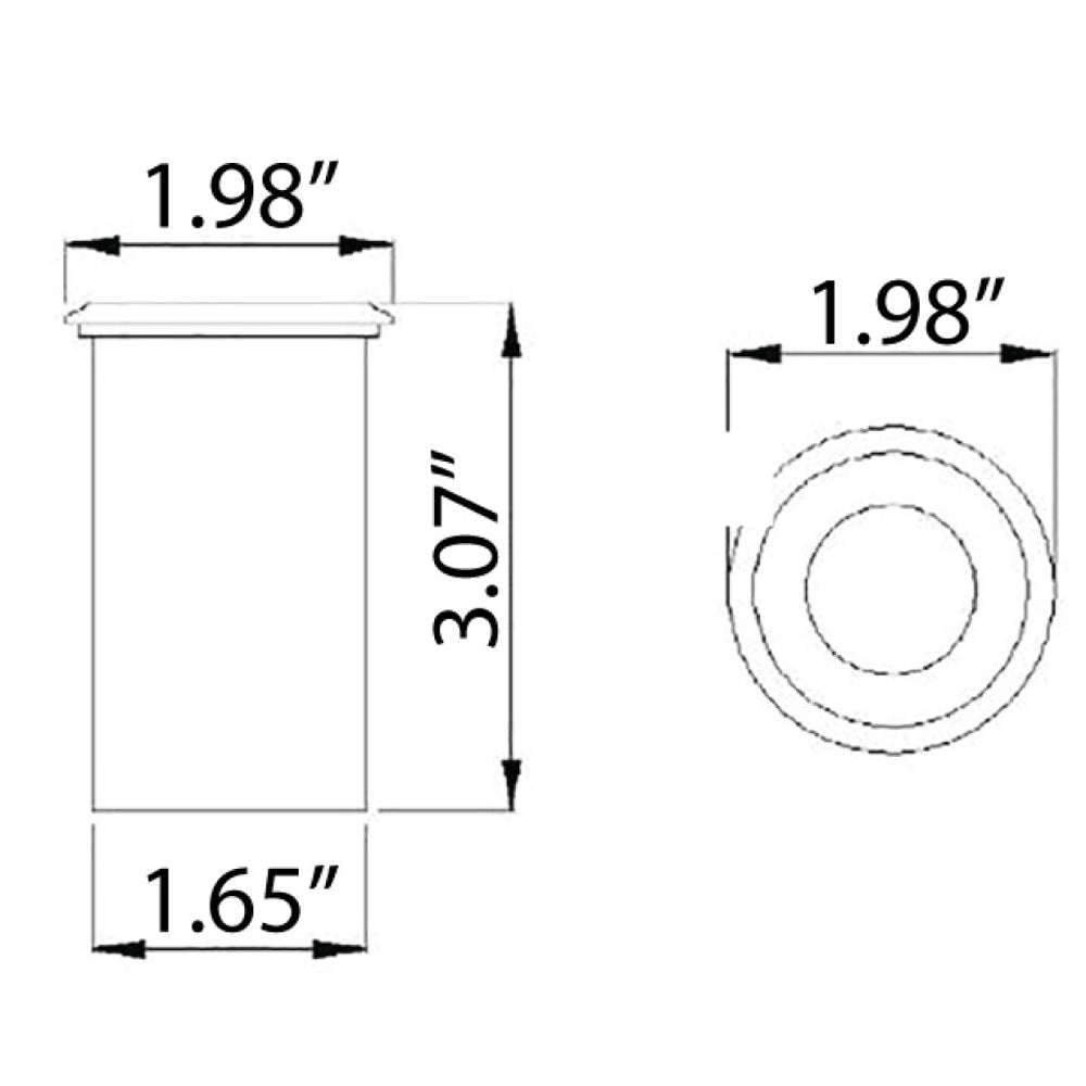 Cast Source Lighting Recessed Mini Wash Up Light (.5 Watt)