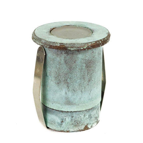 CopperMoon Lighting CM.340-R Brass Soffit Light Niche With a Flush Ring for MR8 Lamp
