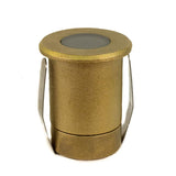 CopperMoon Lighting CM.340-R Brass Soffit Light Niche With a Flush Ring for MR8 Lamp