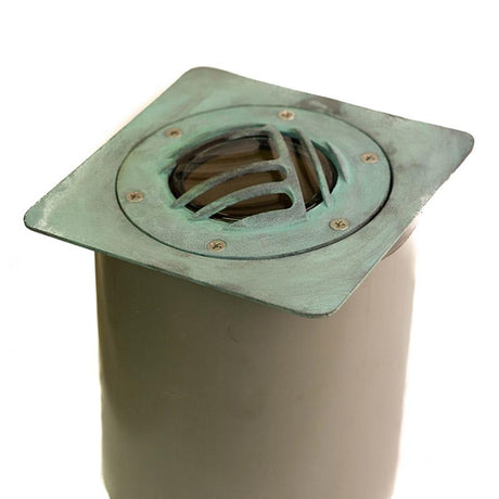 CopperMoon Lighting CM.360-G Brass In-Ground Light Grate and Top Plate