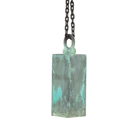 CopperMoon Lighting CM.605 Copper & Brass Square Hanging Pendant Light