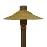 CopperMoon Lighting CM.730-16 Copper 9 Inch Path Light Top 16Inch Copper Stem With Stake