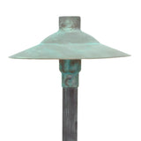CopperMoon Lighting CM.730-16 Copper 9 Inch Path Light Top 16Inch Copper Stem With Stake