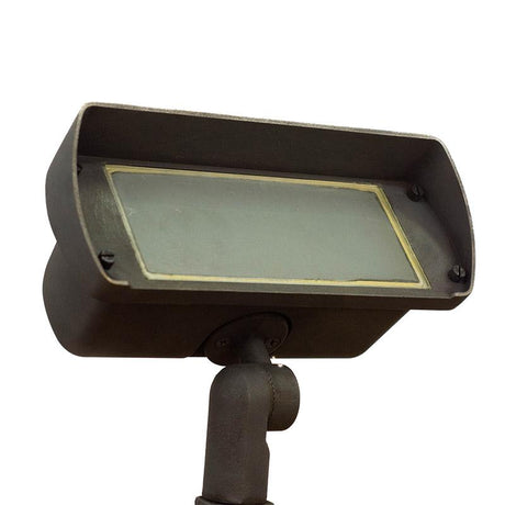 CopperMoon Lighting CM.885 Brass Double Wash Light Frosted or Clear Glass - 2 XMR-16  With Stake