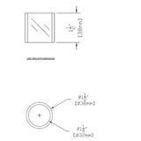 CopperMoon CM.4012 - Glass (Frosted) - Replacement Glass for CM.4012 Copper Path Light (Min Quantity 3)