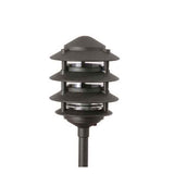 Focus Industries AL-03 4W LED 3000K Aluminum Pagoda Area Lights 12V