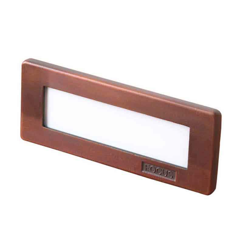 Focus Industries SL-08-AL-LEDP Series Lensed Flat Panel LED Brick Light 12V