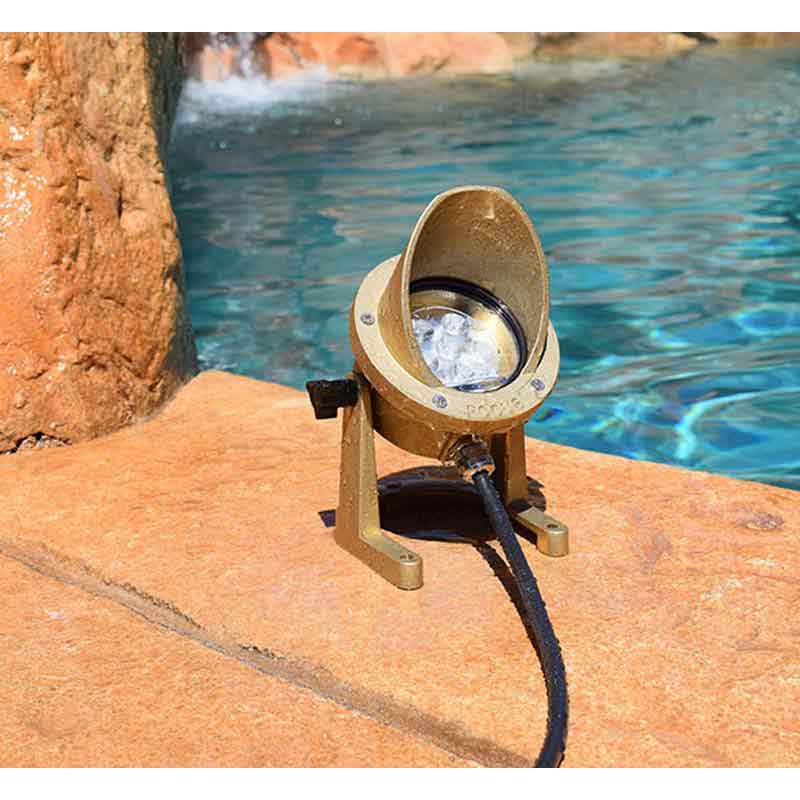 Focus Industries SL-11-LEDM Series Cast Brass LED Module Underwater Light 12V