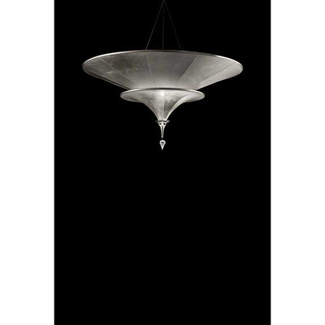 Fortuny 086CAR-1 Icaro 2 Tiers Glass Suspended Fibre Lamp Additional Lamp 1