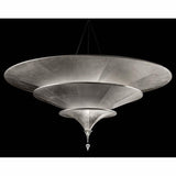 Fortuny 126CAR-2 Icaro 3 Tiers Glass Flush Mouned Fibre Leaf Lamp Additional Lamp 2