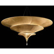 Fortuny 126CAR-2 Icaro 3 Tiers Glass Flush Mouned Fibre Leaf Lamp