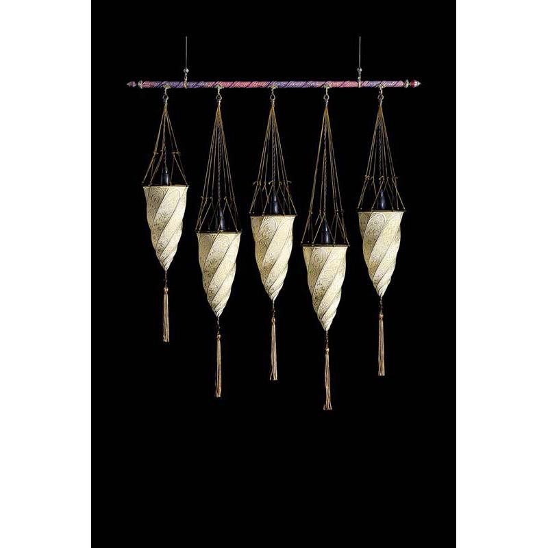 Fortuny AF-017 Silk Cesendello on Rod Suspended Classic - 6-3/4" Additional Image 2