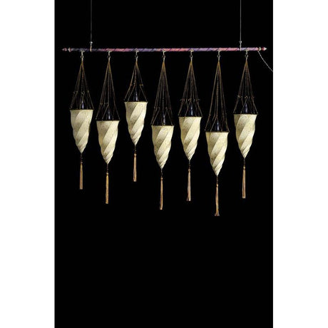 Fortuny AF-017 Silk Cesendello on Rod Suspended Classic - 6-3/4" Additional Image 4