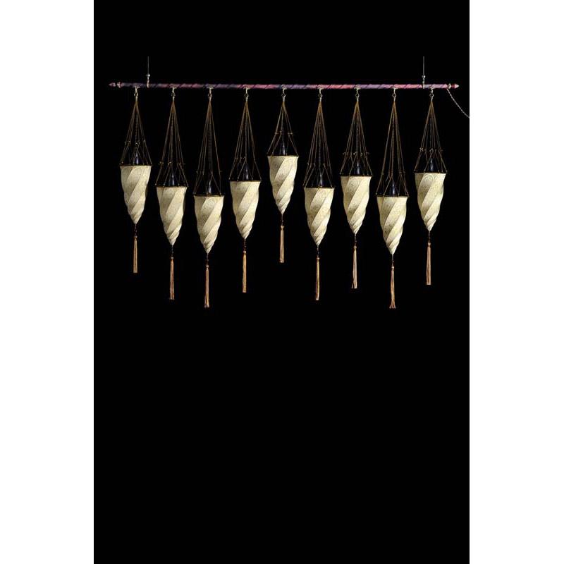 Fortuny AF-017 Silk Cesendello on Rod Suspended Classic - 6-3/4" Additional Image 6
