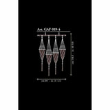 Fortuny G-AF-019 Glass Cesendello on a Rod - 7-1/2" Additional Image 9