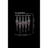 Fortuny G-AF-019 Glass Cesendello on a Rod - 7-1/2" Additional Image 10