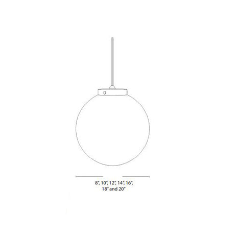 Lightcraft Outdoor Natural Bronze Hanging Globe 12V