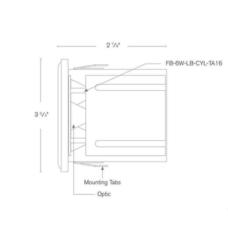 SPJ Lighting FBRC-5 8W LED Recessed Light 12V