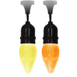 SPJ Lighting FT-AM Flame Tip Amber Lamps