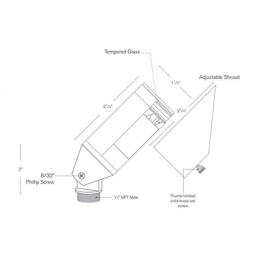 SPJ Lighting Pinner 3W LED Directional Light