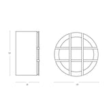 SPJ Lighting SPJ-313-15 24.5W Nautical Wall Mount
