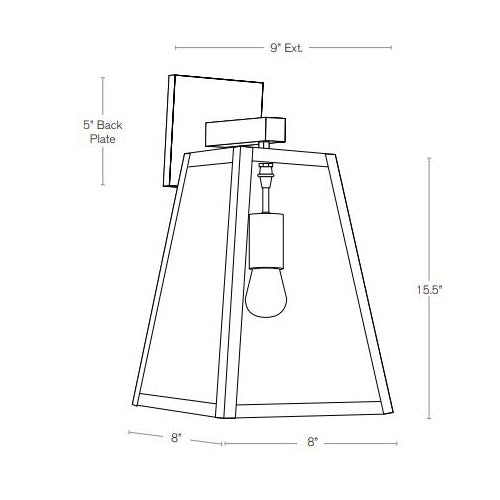 SPJ Lighting SPJ-CC117 Solid Brass Wall Mount