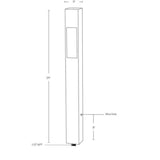 SPJ Lighting SPJ-CC24-2REC 2W LED Contemporary Pathlight 12V - Seginus Lighting